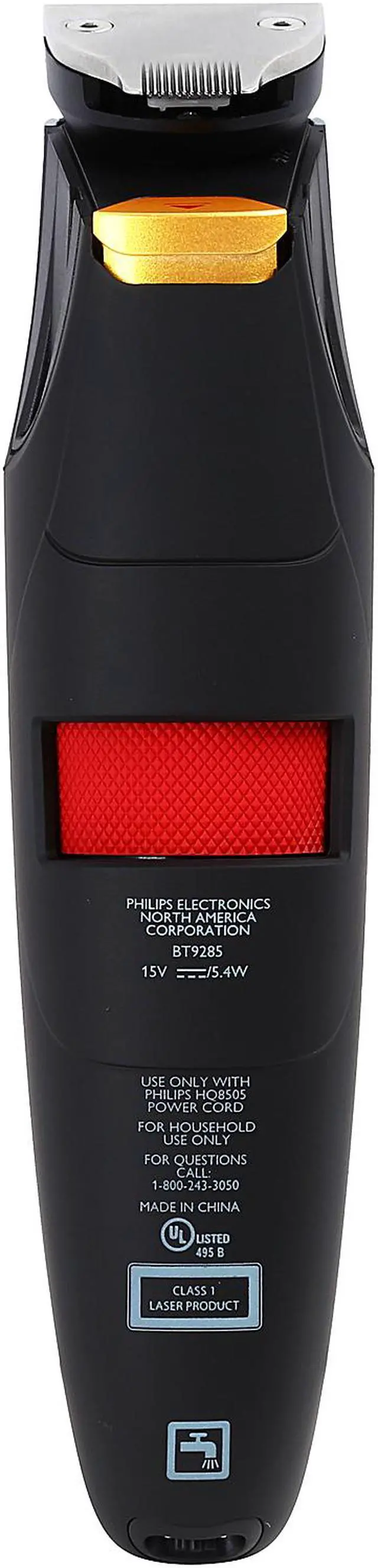 Alt view image 5 of 9 - Philips  Norelco BT9285/41 9100 Beardtrimmer with Worlds First Laser Guide, Series 9000