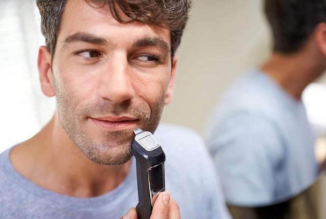Alt view image 13 of 19 - Philips Norelco Multi Groomer All-in-One Trimmer Series 3000-13 Piece Mens Grooming Kit for Beard, Face, Nose, Ear Hair TriMG3750/60