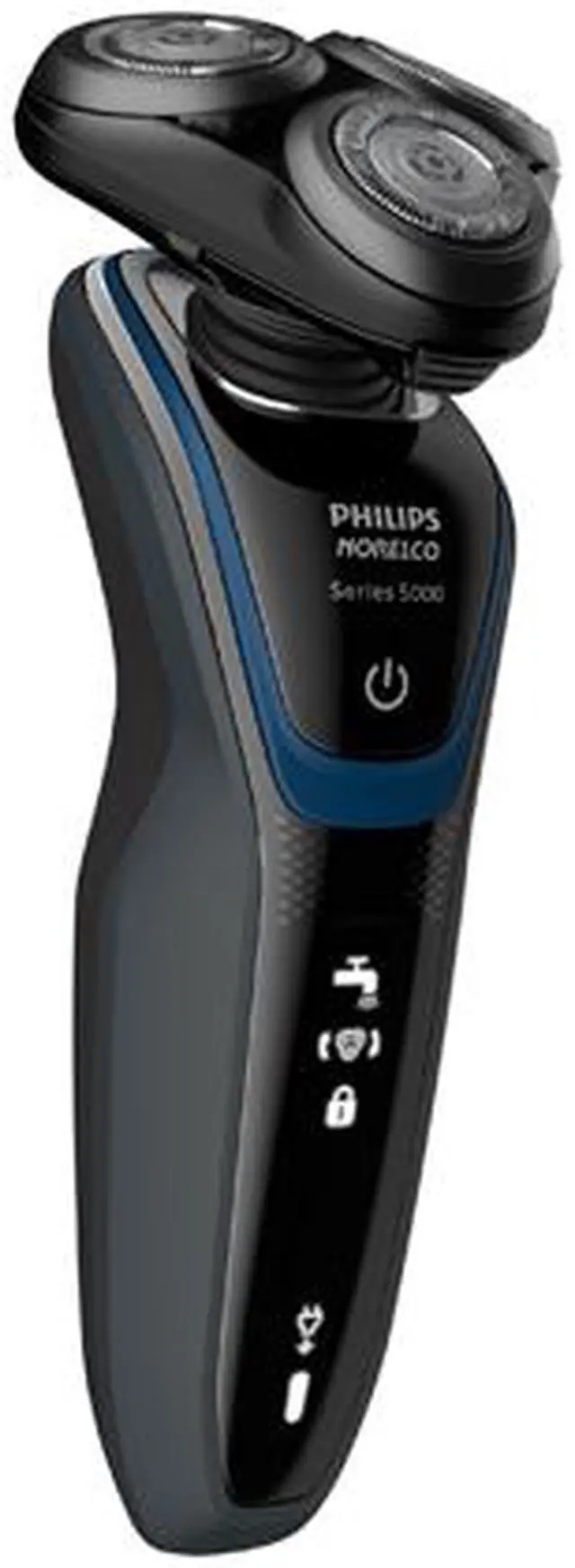 Alt view image 2 of 4 - Philips Norelco S5203/81 Shaver 5300 Wet & Dry Electric Shaver MultiPrecision Blade System 5-direction Flex Heads SmartClick