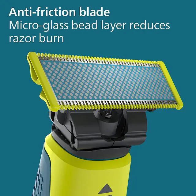 Alt view image 6 of 12 - Philips Norelco OneBlade First Shave Teen Hybrid Electric Shaver, QP2515/49