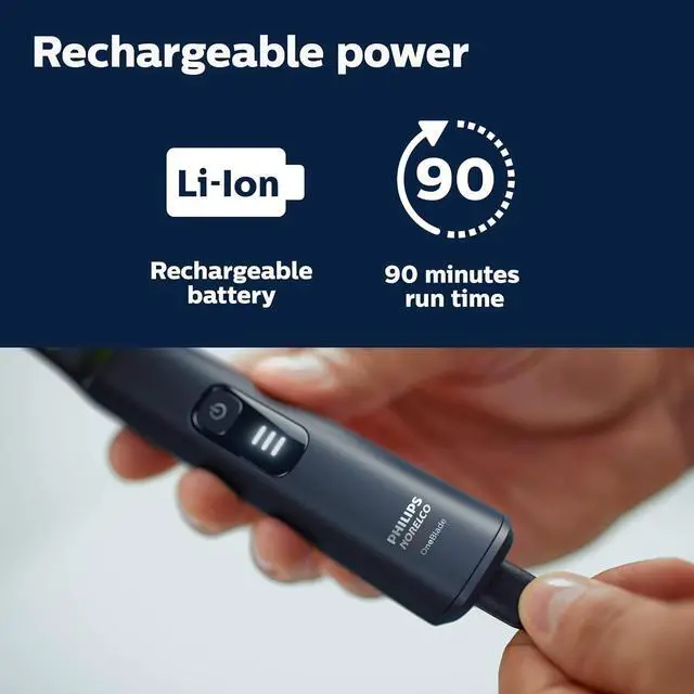 Alt view image 8 of 13 - Philips Norelco OneBlade 360 Pro Hybrid Electric Trimmer QP6531/70