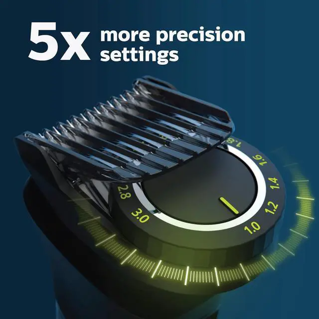 Alt view image 3 of 16 - Philips Norelco Multigroom Series 7000 , Mens Grooming Kit with Trimmer for Beard, Head, Hair, Body, and Face - NO BLADE OIL NEEDED, MG7910/49