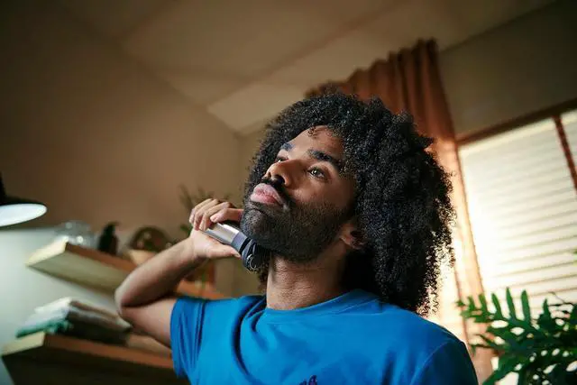 Alt view image 14 of 16 - Philips Norelco Multigroom Series 7000 , Mens Grooming Kit with Trimmer for Beard, Head, Hair, Body, and Face - NO BLADE OIL NEEDED, MG7910/49