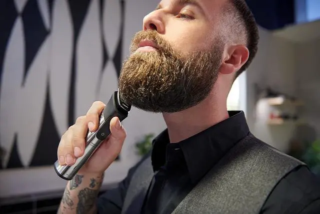 Alt view image 15 of 16 - Philips Norelco Multigroom Series 7000 , Mens Grooming Kit with Trimmer for Beard, Head, Hair, Body, and Face - NO BLADE OIL NEEDED, MG7910/49