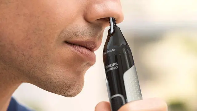 Alt view image 7 of 10 - Philips Norelco Nose Trimmer 5000 for Nose, Ears, Eyebrows Trimming Kit, NT5600/62