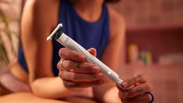 Alt view image 9 of 11 - Philips Norelco OneBlade Unisex Intimate Pubic & Personal Body Groomer & Trimmer for Women & Men, QP1924/70
