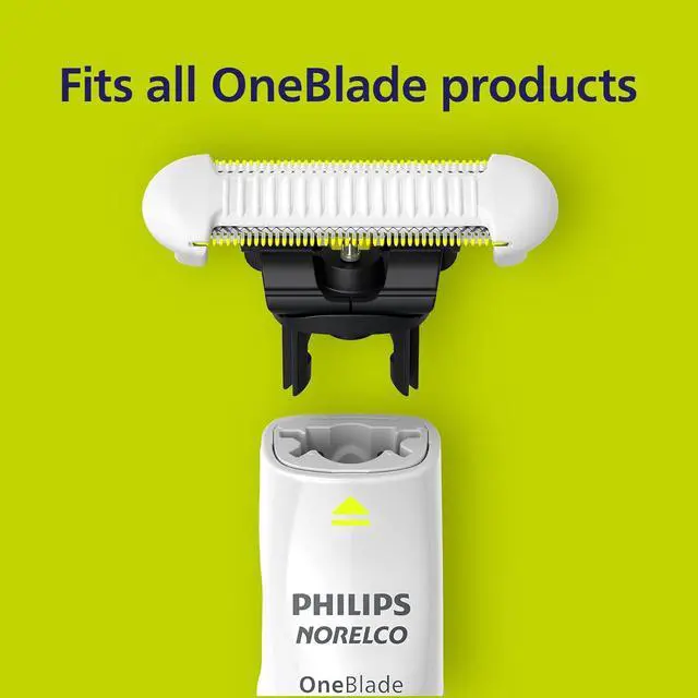 Alt view image 3 of 6 - Philips Norelco OneBlade Intimate Replacement Blade - 2 pack (QP229/80)