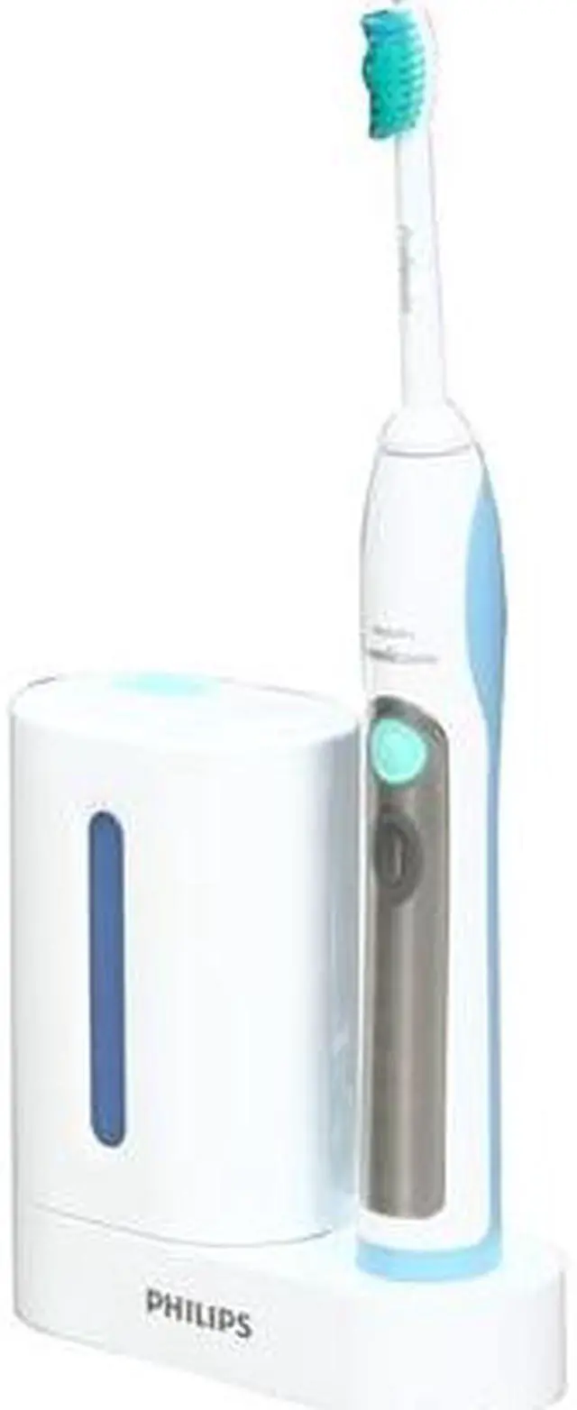 Alt view image 2 of 6 - Sonicare FlexCare Plus Rechargeable Sonic Toothbrush w/ UV Brush Head Sanitizer