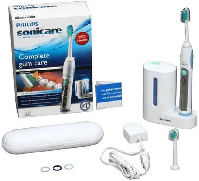 Main image of Sonicare FlexCare Plus Rechargeable Sonic Toothbrush w/ UV Brush Head Sanitizer