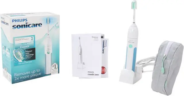 Alt view image 5 of 5 - Philips Sonicare HX5610/01 Essence 5600 Rechargeable Electric Toothbrush Blue Color, with 1 Charger and 1 Travel Bag