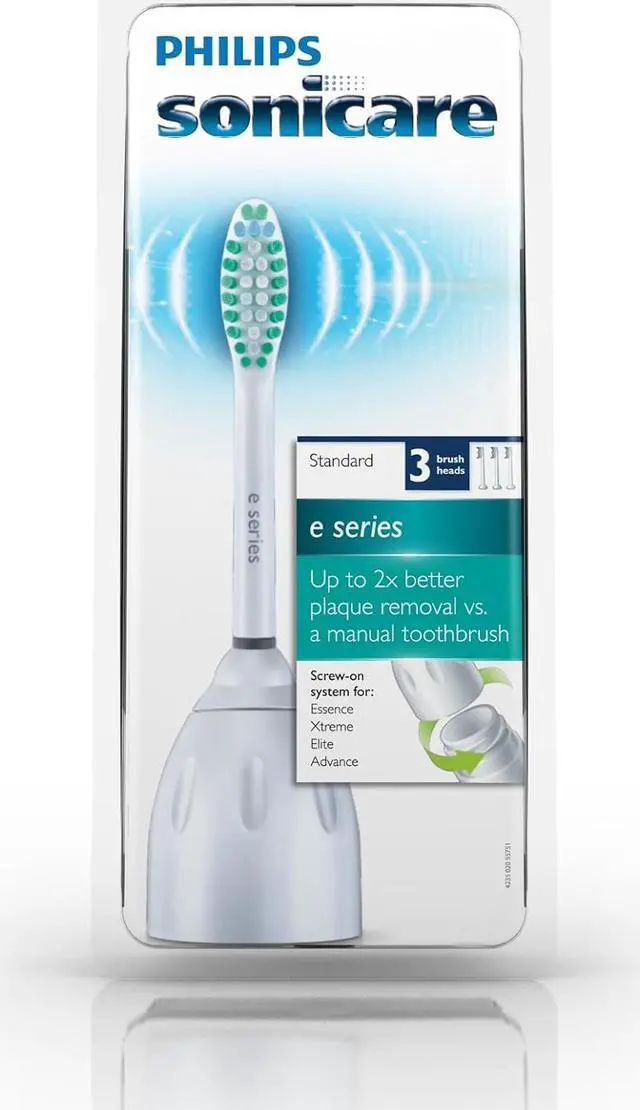 Alt view image 4 of 12 - Philips Sonicare HX7023/64 Eseries Standard Replacement Brush Heads, 3pk