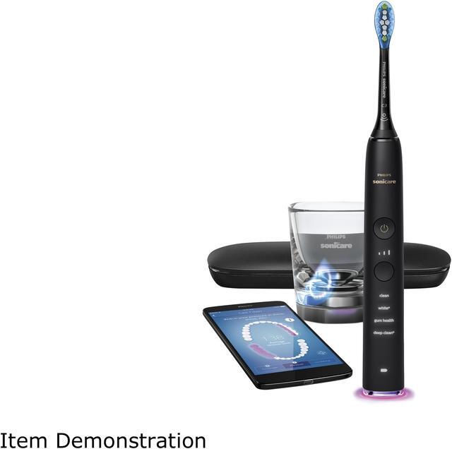 Alt view image 9 of 16 - Philips Sonicare DiamondClean Smart 9300 Rechargeable Electric Power Toothbrush, Black (HX9903/11)