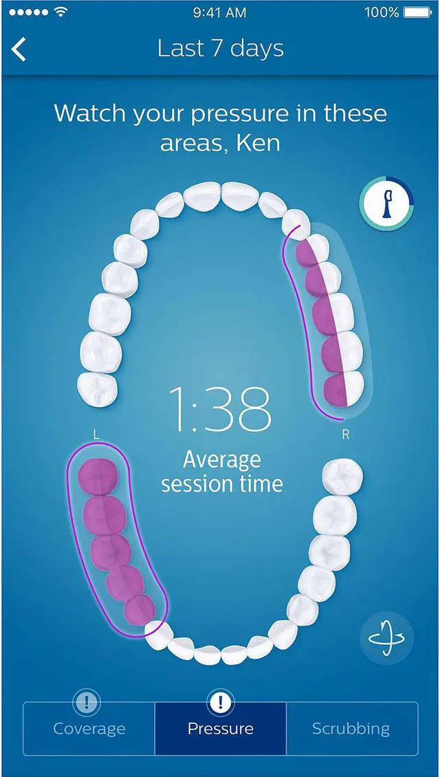 Alt view image 11 of 15 - Philips Sonicare HX9924/11 DiamondClean Smart -  9500 Series - Sonic Electric Toothbrush with Bluetooth and App - Black