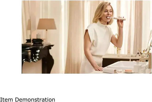 Alt view image 6 of 8 - Philips Sonicare 9900 Prestige Rechargeable Electric Power Toothbrush with SenseIQ, Champagne (HX9990/11)