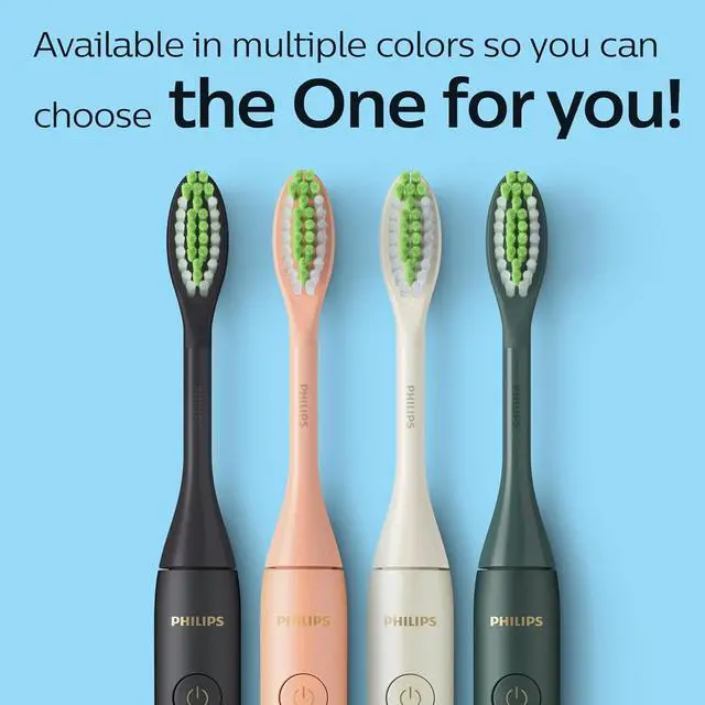 Alt view image 9 of 16 - Philips One by Sonicare Rechargeable Toothbrush, Green, (HY1200/28)