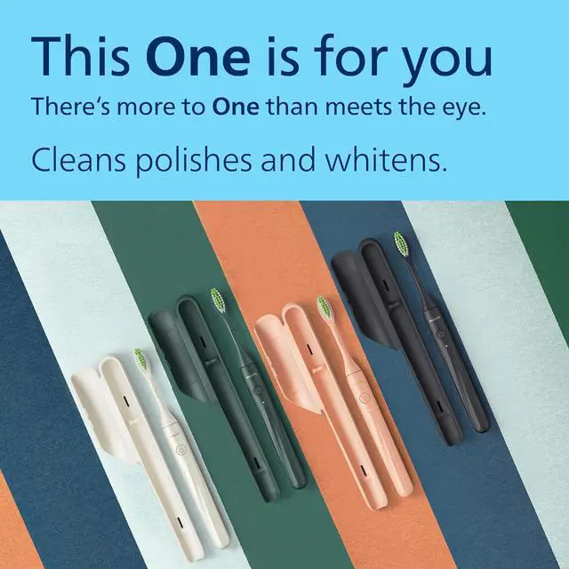 Alt view image 12 of 16 - Philips One by Sonicare Rechargeable Toothbrush, Green, (HY1200/28)