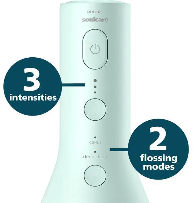Alt view image 6 of 6 - Philips Sonicare Cordless Power Flosser 3000 - Mint, HX3826/24