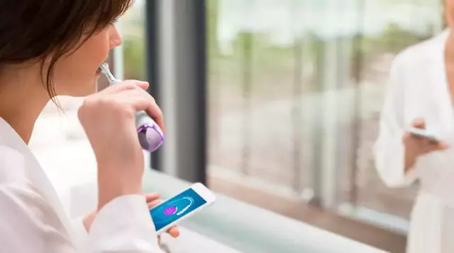 Alt view image 5 of 7 - Philips Sonicare DiamondClean Smart 9300 Rechargeable Electric Power Toothbrush,, White, (HX9903/05)