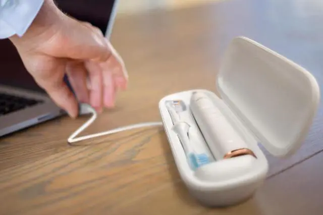 Alt view image 11 of 15 - Philips Sonicare DiamondClean Smart 9700 Electric Toothbrush, Sonic Toothbrush with App, Pressure Sensor, Brush Head Detection, 5 Brushing Modes and 3 Intensity Levels, Rosegold, HX9957/81