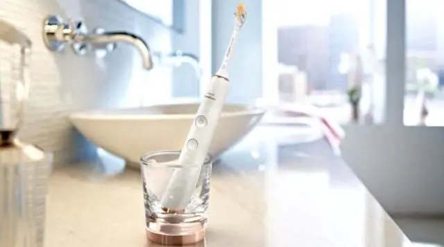 Alt view image 12 of 15 - Philips Sonicare DiamondClean Smart 9700 Electric Toothbrush, Sonic Toothbrush with App, Pressure Sensor, Brush Head Detection, 5 Brushing Modes and 3 Intensity Levels, Rosegold, HX9957/81