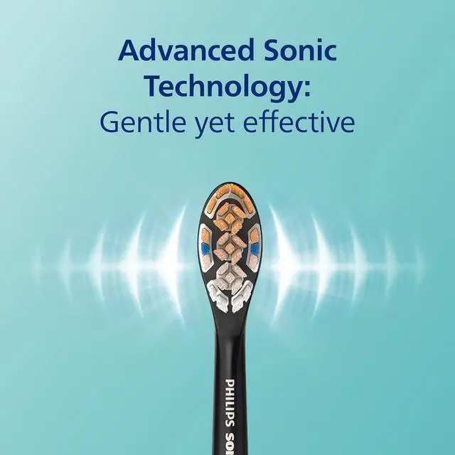 Alt view image 6 of 8 - Philips Sonicare DiamondClean Smart 9300 Electric Toothbrush, Sonic Toothbrush with App, Pressure Sensor, Brush Head Detection, 4 Brushing Modes and 3 Intensity Levels, Grey, Model HX9903/45