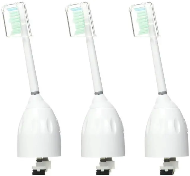 Main image of Philips Sonicare Genuine E-Series Replacement Toothbrush Heads, 3 Brush Heads, White, HX7023/30