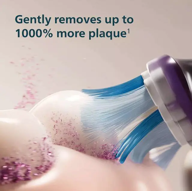 Alt view image 6 of 17 - Philips Sonicare - 7100 Electric Toothbrush - Next-Generation Sonicare Technology, 12 Brushing Settings, Travel Case - Black HX7421/06