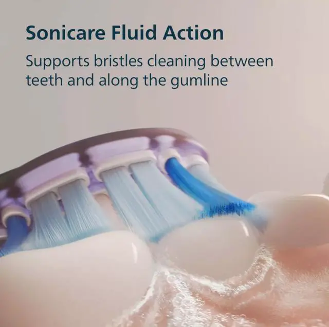 Alt view image 7 of 17 - Philips Sonicare - 7100 Electric Toothbrush - Next-Generation Sonicare Technology, 12 Brushing Settings, Travel Case - Black HX7421/06
