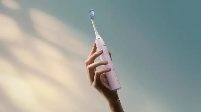 Alt view image 5 of 5 - Philips Sonicare 7100 Rechargeable Toothbrush Pink, HX7422/03