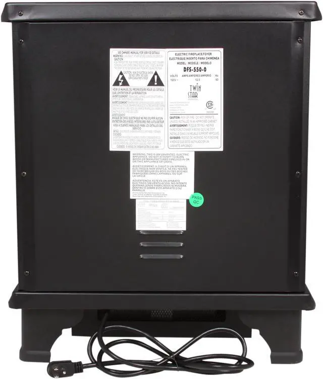 Alt view image 4 of 5 - Duraflame 20" Duraflame Freestanding Electric Stove - DFS-550-0