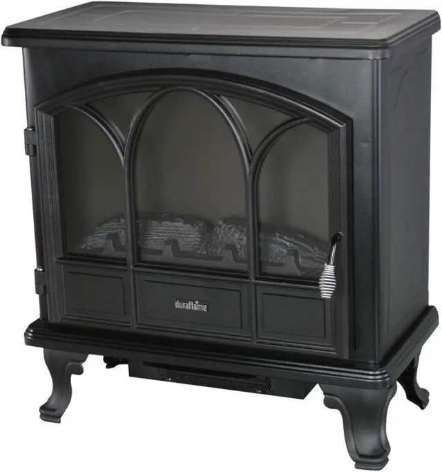 Duraflame 25 Black Freestanding Electric Stove with Remote Control - DFS- 750-1 - Newegg.com