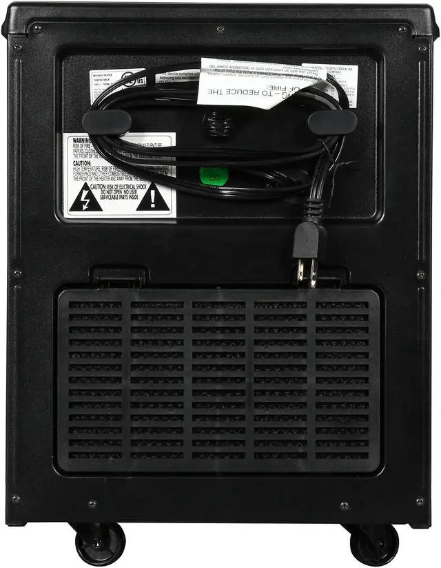 Alt view image 5 of 8 - Twin Star 10QF9239-BLK-A04 1500 Watt Infrared Heater w/ Flame Effects, Black (1000 sq. ft. Room)