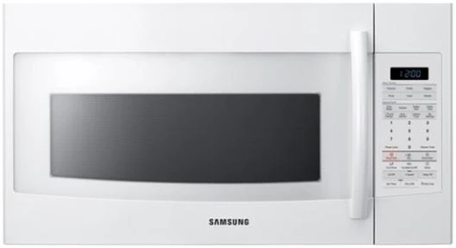 Main image of SAMSUNG 1,700 Watts (Microwave) 1100 Watts Output 1.8 cu. ft. Over-the-Range Microwave SMH1816W Sensor Cook White