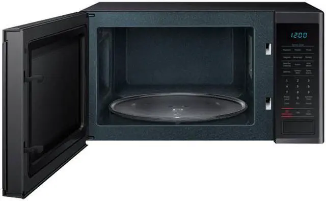 Alt view image 3 of 4 - Samsung MS14K6000AG/AA 1.4 cu.ft. Countertop Microwave, Black Stainless Steel