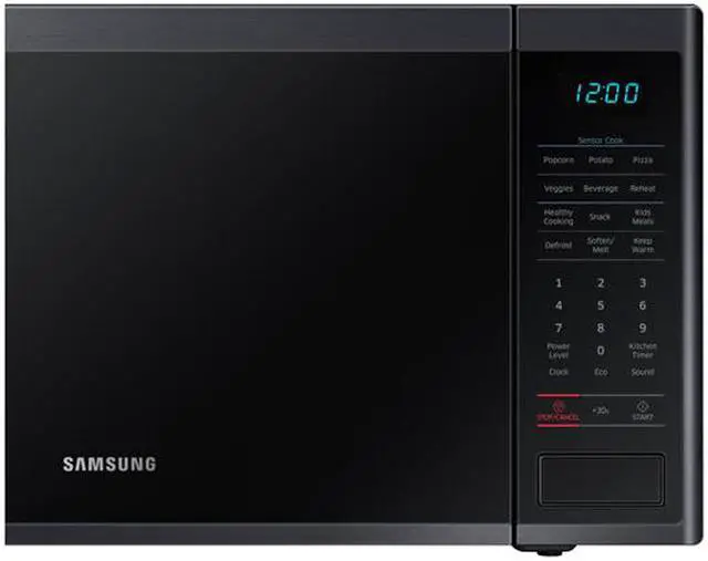 Alt view image 4 of 4 - Samsung MS14K6000AG/AA 1.4 cu.ft. Countertop Microwave, Black Stainless Steel