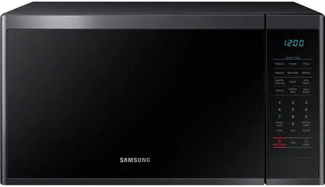 Main image of Samsung MS14K6000AG/AA 1.4 cu.ft. Countertop Microwave, Black Stainless Steel