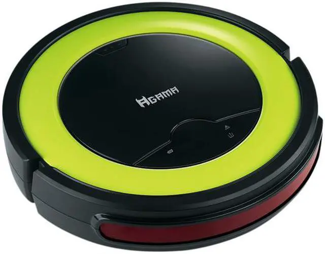 Alt view image 2 of 5 - Agama AG-CEVC-RC330A AiBOT Robotic Vacuum (Black/Green)