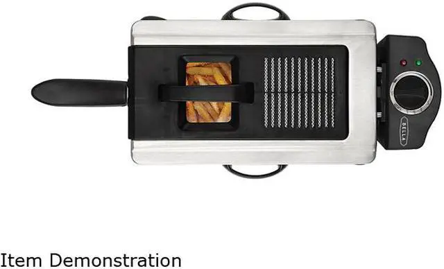 Alt view image 2 of 6 - Bella 13401 3.5L Deep Fryer, Lid with Viewing Window