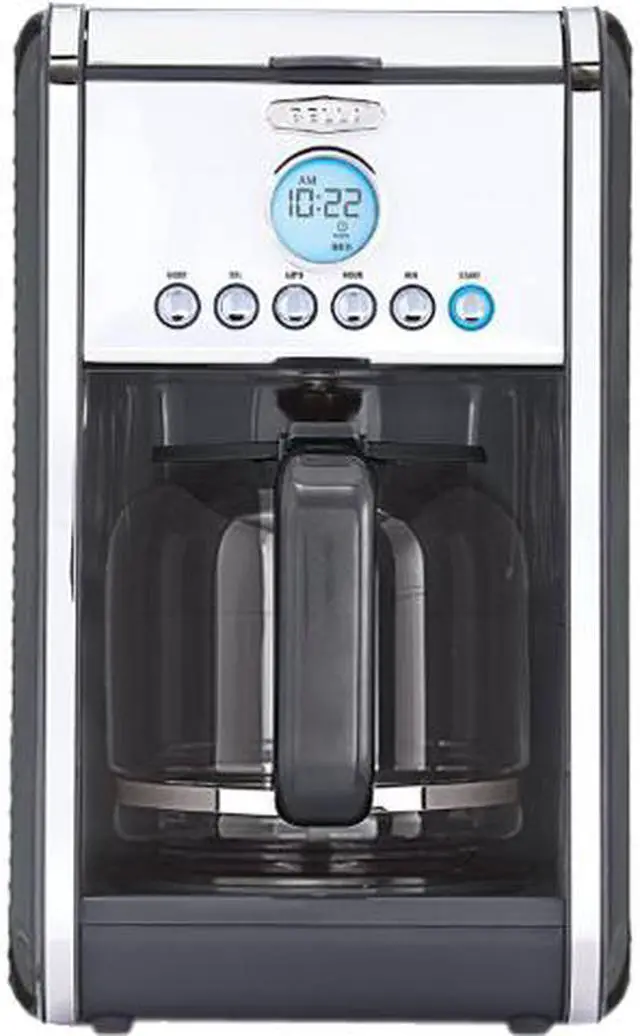 Bella 14161 Grey Linea 12 Cup Programmable Coffee Maker - Grey - Newegg.com