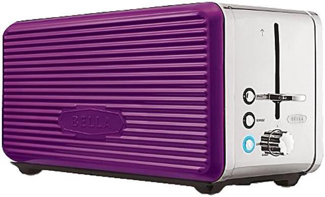 Bella 14090 Purple Linea 4 Slice Toaster Purple Newegg