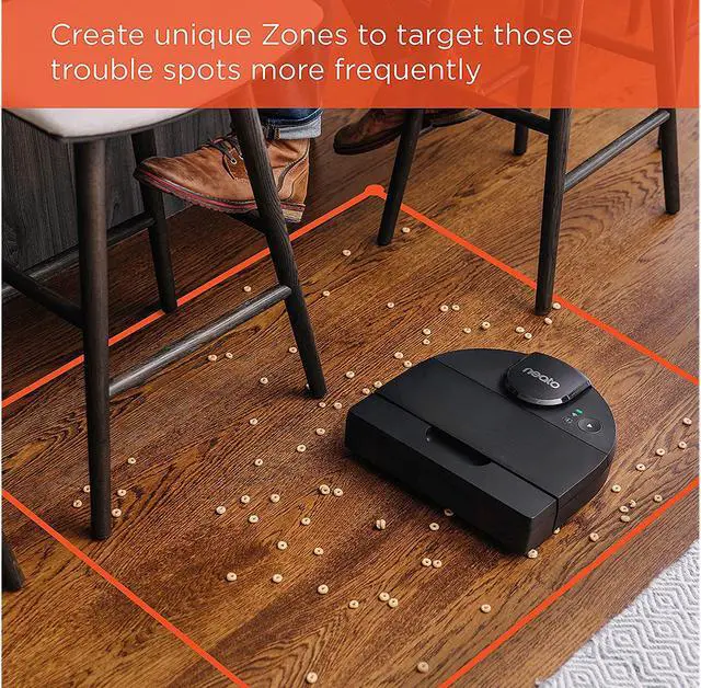 Alt view image 7 of 10 - Neato D9 Intelligent Robot Vacuum, Flexible and Adaptable for No-compromises Cleaning in Medium Sized-homes