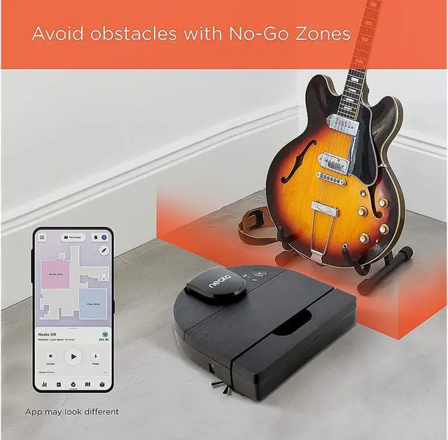 Alt view image 10 of 10 - Neato D9 Intelligent Robot Vacuum, Flexible and Adaptable for No-compromises Cleaning in Medium Sized-homes