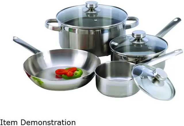 Main image of Cookpro PRO503 Cookware Set 7 Pieces Encapsulated Base Stainless steel