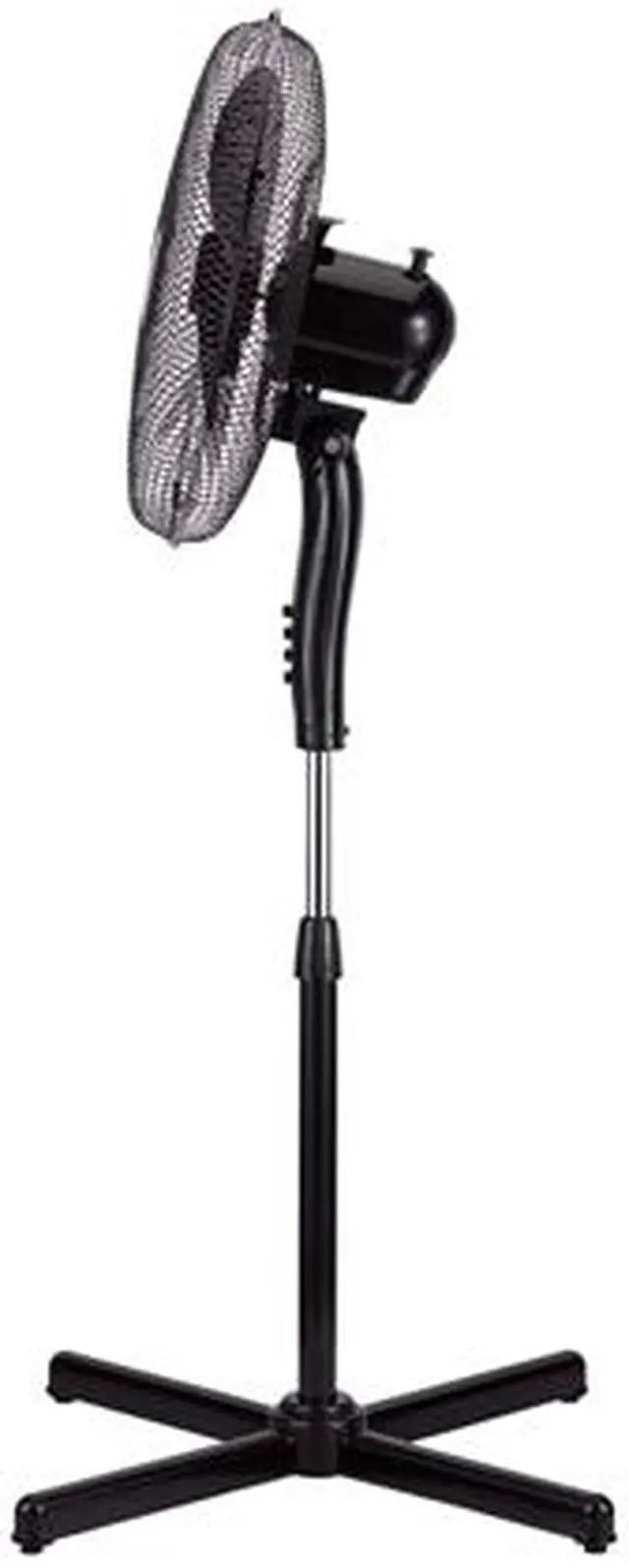 Alt view image 2 of 2 - Brentwood F-16SMB 16” Oscillating Stand Fan Black