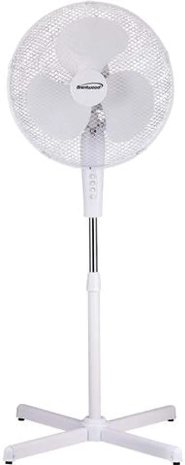 Main image of Brentwood F-16SMW 16” Oscillating Stand Fan White