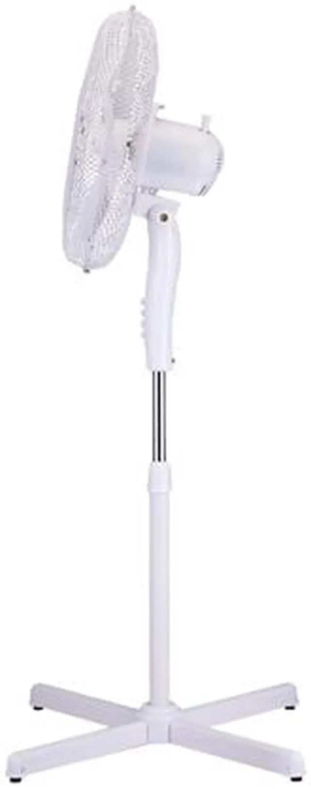 Alt view image 2 of 2 - Brentwood F-16SMW 16” Oscillating Stand Fan White