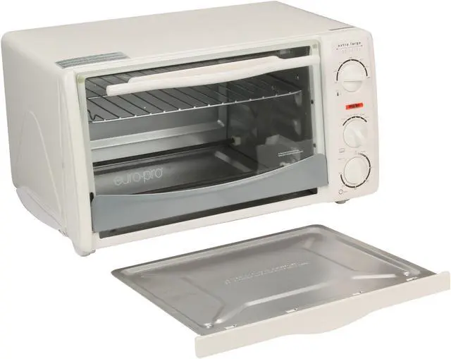 Alt view image 6 of 7 - Euro-Pro TO156 White Extra-Large-Capacity 6 Slice Toaster Oven