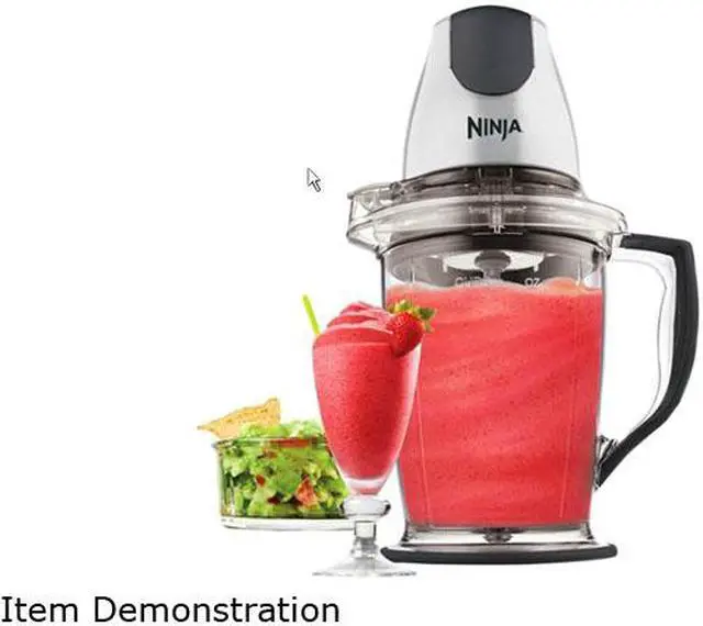 Alt view image 9 of 14 - Ninja QB900B Master Prep Quad-Blade Technology 400 Watt Pulse Blender Processer