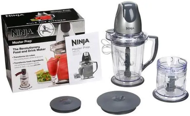 Alt view image 14 of 14 - Ninja QB900B Master Prep Quad-Blade Technology 400 Watt Pulse Blender Processer