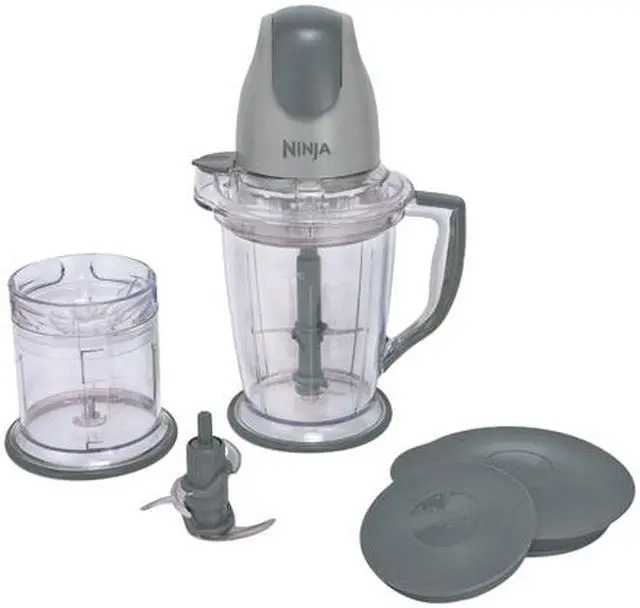 Alt view image 5 of 14 - Ninja QB900B Master Prep Quad-Blade Technology 400 Watt Pulse Blender Processer